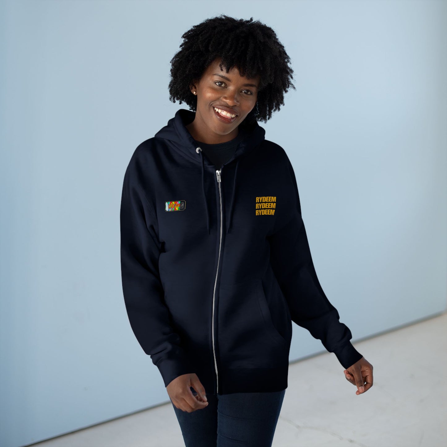 RYDEEM Unisex Zip Hoodie - Ideal for Chill Days and Celebrations