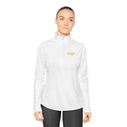 Ladies Quarter-Zip Pullover - Comfortable RYDEEM Athletic Top for Active Women