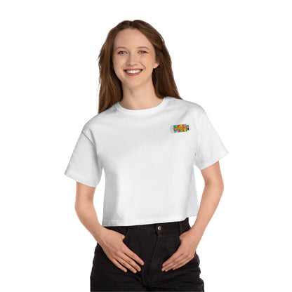 RYDEEM Champion Women's Heritage Cropped T-Shirt - Casual Streetwear for Everyday Style