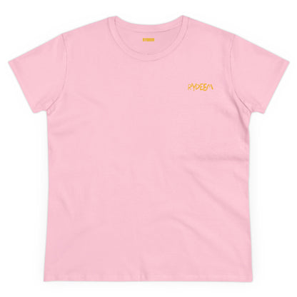 RYDEEM Casual Women's Mid-weight Cotton Tee