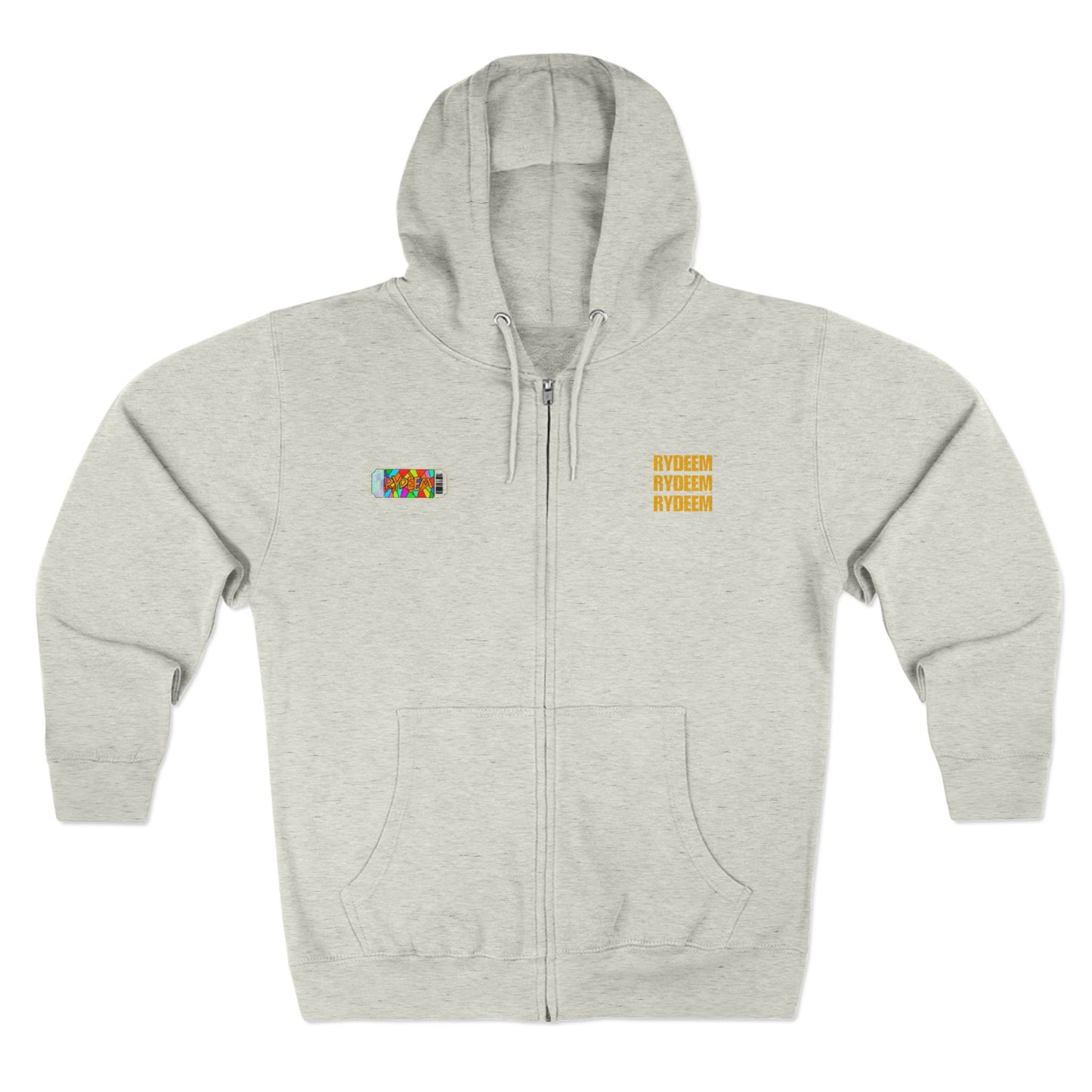 RYDEEM Unisex Zip Hoodie - Ideal for Chill Days and Celebrations