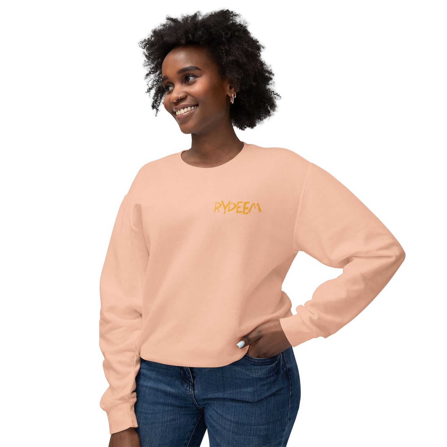 RYDEEM Unisex Lightweight Crewneck Sweatshirt - Casual Comfort for Everyday Wear