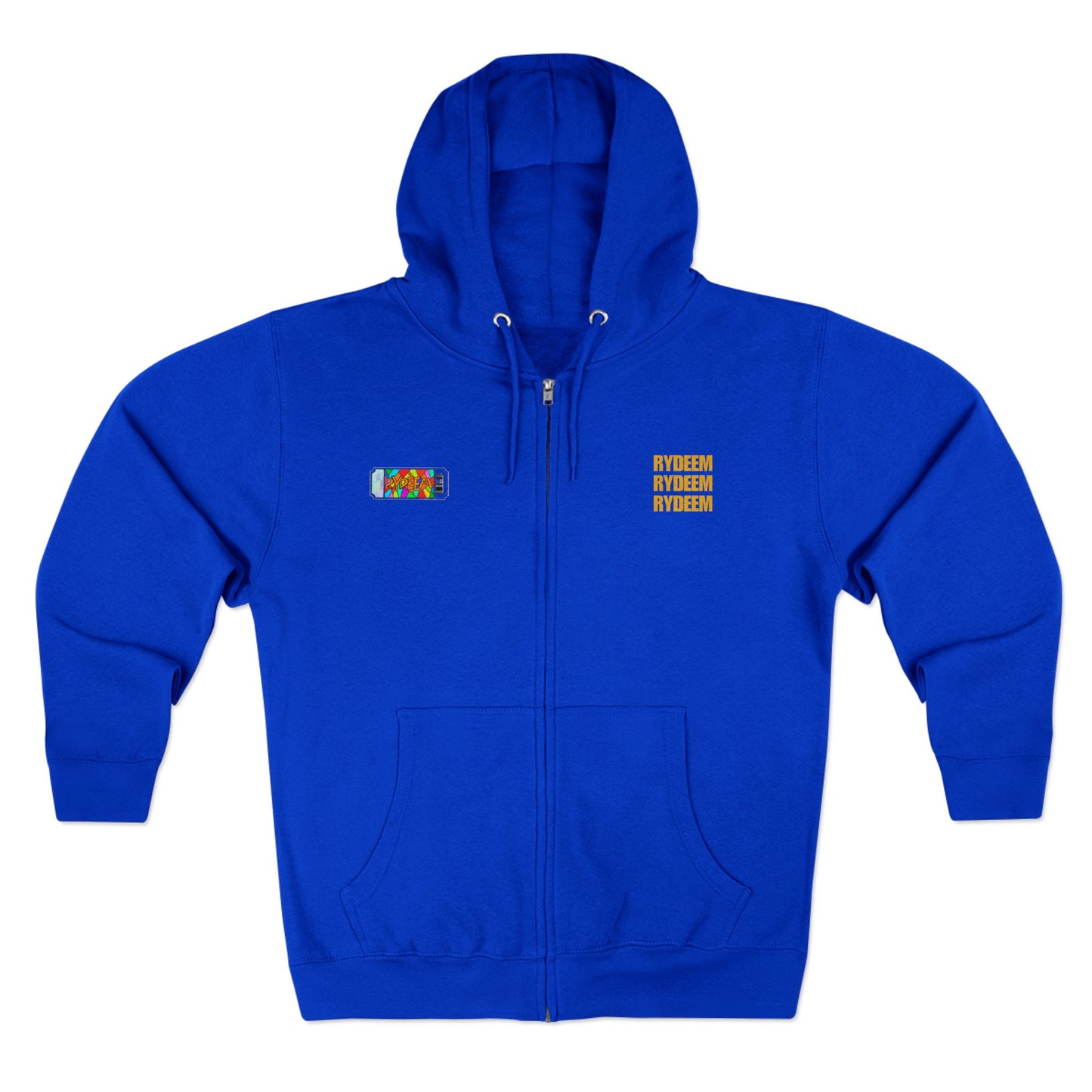 RYDEEM Unisex Zip Hoodie - Ideal for Chill Days and Celebrations