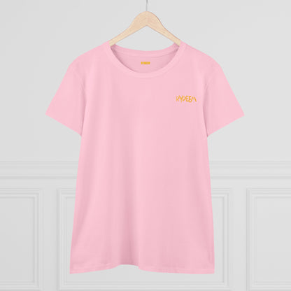 RYDEEM Casual Women's Mid-weight Cotton Tee