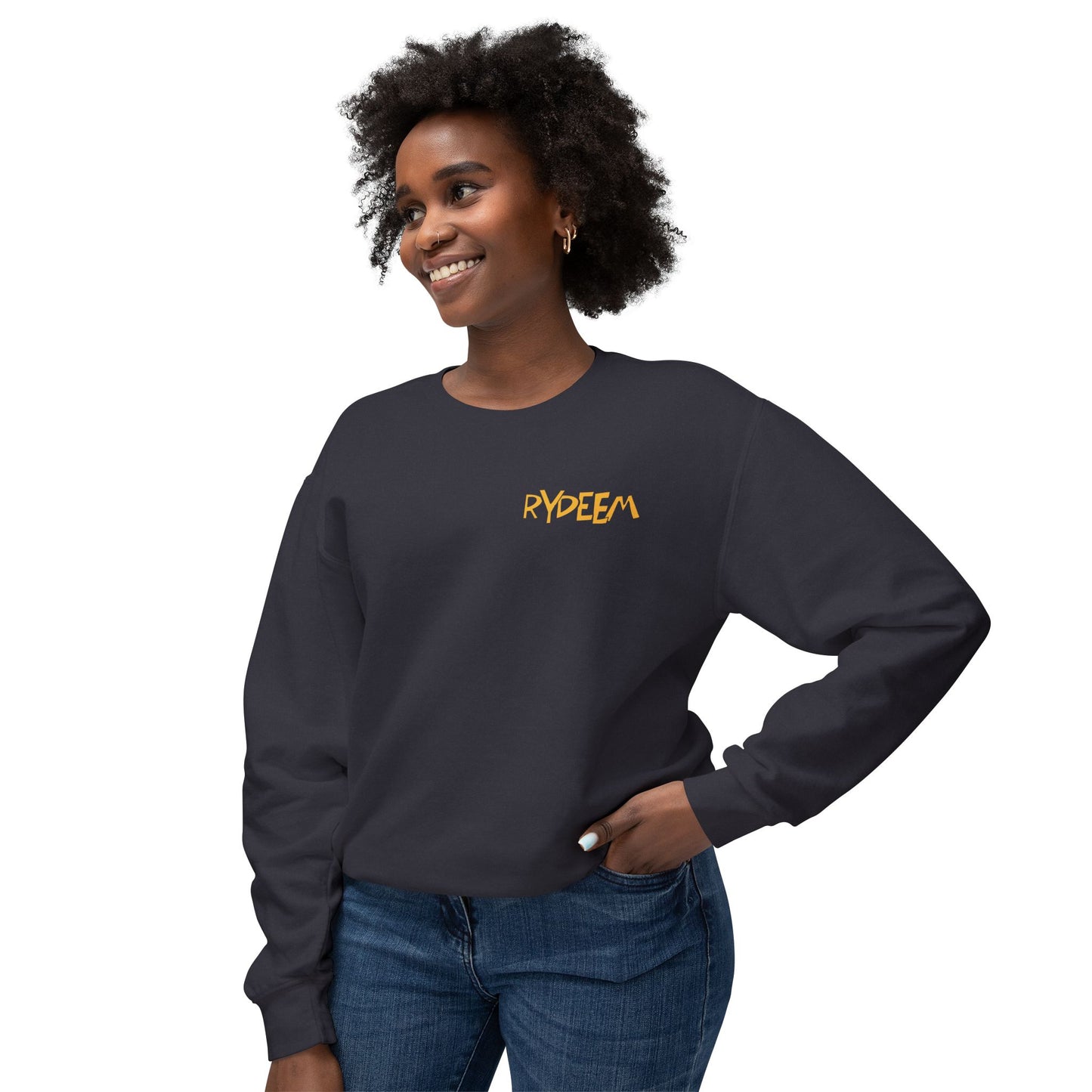 RYDEEM Unisex Lightweight Crewneck Sweatshirt - Casual Comfort for Everyday Wear