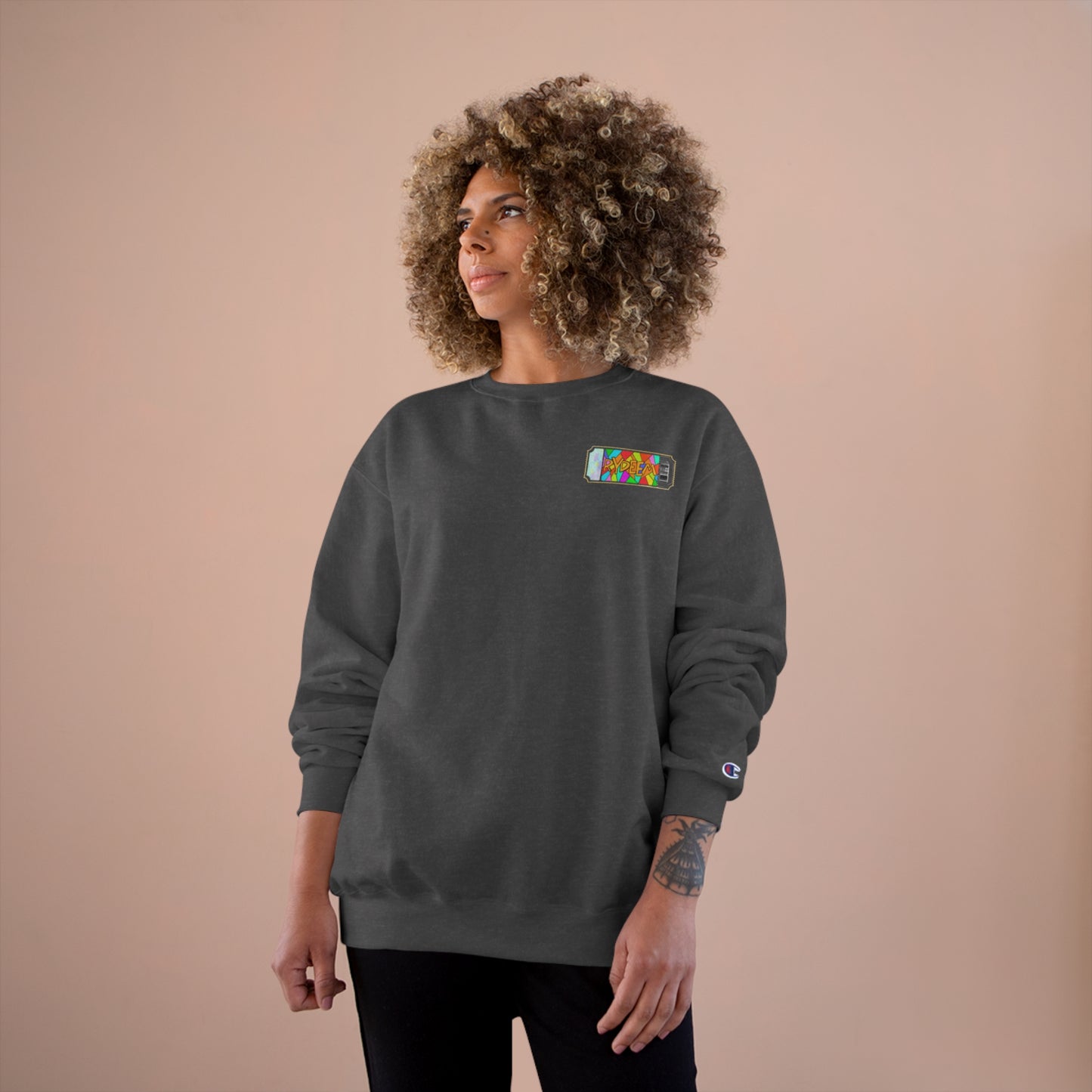 Colorful RYDEEM Champion Sweatshirt - Unisex, Cozy Casual Wear