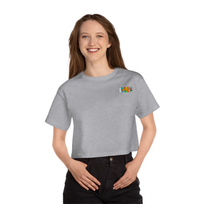 RYDEEM Champion Women's Heritage Cropped T-Shirt - Casual Streetwear for Everyday Style